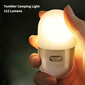 112 Lumens Dimmable Warm White RGB Color Changing Mini LED Lantern, Waterproof Portable Small Night Light for Tent Patio Bedroom