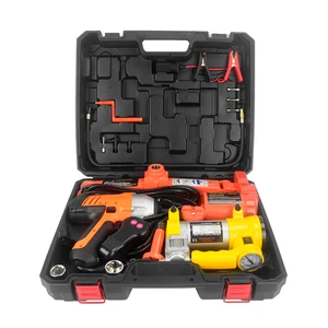12 V Electric Jack Portable 3ton 12v Air Impact Wrench Hydraulic Electric Car Jack and Wrench