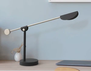 Minimalist Metal Desk Lamp LED 5W 3000K Warm White IP20 Adjustable Cone Shade for Bedroom Reading Light