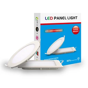 Led Panel Light 18w Aluminium Slim Surface Recessed Mounted Frameless Panel Lamps Panel Led Light