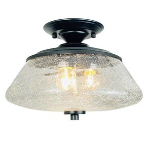 Modern Minimalist Sunroom Dedicated Outdoor Ceiling Light Glass Shading Villa Pavilion Decoration Pendant