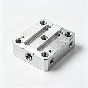 Custom Valve Blocks & Flow Channels OEM Hydraulic Manifold CNC Machining Aluminum 6061/6082