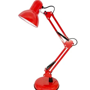 Adjustable White Small Iron Body Metal Desk Lamp Contemporary Clip-On Feature Factory Production Rotating Angle Bright Soft