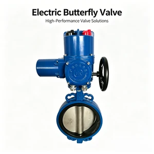 Electric Wafer Butterfly Valve Custom Material for Clean Water Manual Power Gate Angle Structure for Oil & Gas Media