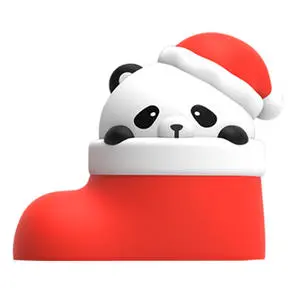 Cute Small Christmas Decoration Home Room Decorative Cute Panda Lamp Touch Sensor Animal Night Light for Decor