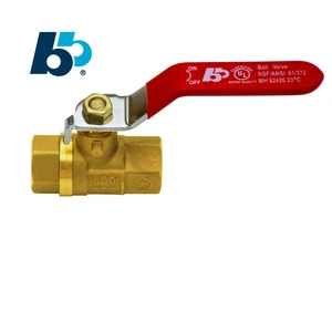 BH Hot Sale 3/8in Brass Ball Valve Stainless Steel Handle Ball Valve Half Inch With UL CERTIFICATE for Us Market
