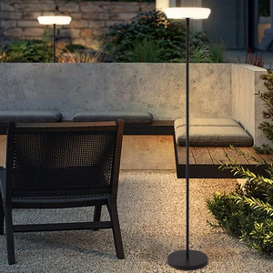 Simple and Modern Outdoor Waterproof Solar-Powered Lawn Lamp Villa Garden Landscape Courtyard Lamp Floor Lamp