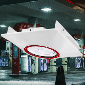 Wholesale IP65 Low Profile 100W/120W/150W LED Gas Station Canopy Ceiling Lights