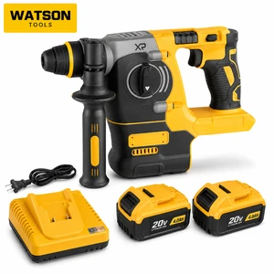 Wholesale Cordless Rotary Hammer Drill | Lithium Battery Power Tool Kit With 2 Batteries & Charger | OEM ODM Factory Supply
