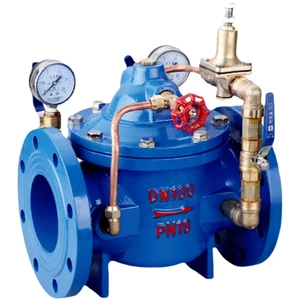 Model 200X Pilot-Operated Pressure Reducing Valve DN200 Ductile Iron Flanged Medium-Pressure Control Valve