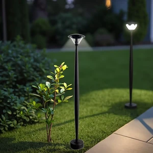 Urban Style Waterproof Nichia LED Lawn Lights IP65 Aluminum Alloy 12V Remote Control 3-Year Warranty for Garden Outdoor Path