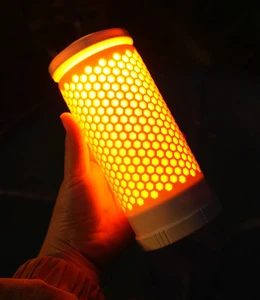 Rechargeable Telescopic Camping Lantern,Dual Color Waterproof Tent Atmosphere Light with 4 Modes for Outdoor Hiking Car Repair