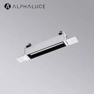 Trimless Linear Wall Washer Light Recessed Slot Light Downlight for Gallery Wall Accent Lighting