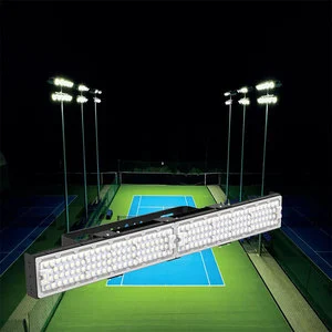 Modular LED Flood Lighting Precise Optics IP66 Sports Padel Lights for Tennis Court Installation