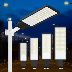 Parking Lot Lighting Outdoor Waterproof Ip65 Street Light Road Light 50w 100w 150w 200w Led Street Lamp