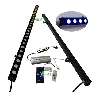 LED RGB RGBW Wall Washers Aluminium Anti-Rusting Black Body Water Resistant High Brightness DMX512 Pixel Point Control Custom