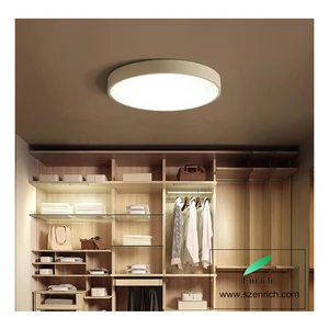 New Design Simple Round Square LED Ceiling Lamp 40w 50w 600-1200mm Ceiling Surface Led Panel Light