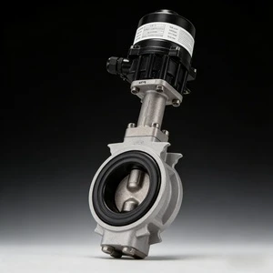 KITZ Original Equipment Export Electric Actuated Butterfly Valve, On-Off Type Aluminum Butterfly Valve
