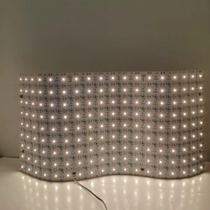 Flexible DC24V RGB RGBW RGBCCT LED Light Sheets Modern Design Warm White Cold White Flex LED Panel Sheet Marble Backlighting