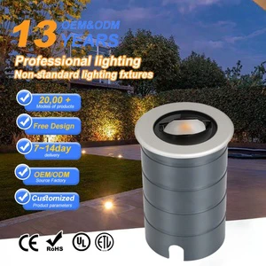 10WLed Inground Light Underground Lamp with IP67 Waterproof 304 Stainless Steel Polarized Light Support Customization