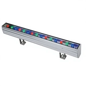 RGB Full Color 2700K Ra80 LED Wall Washer Aluminum Body IP65 Waterproof Linear Light for Outdoor Architectural Landscape