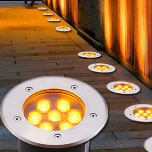 Buried Ground Light Outdoor Embedded Waterproof IP67 LED Garden Lawn Floor Spotlight
