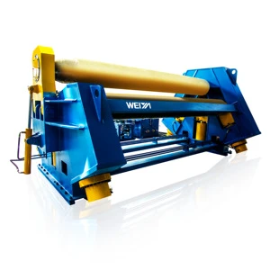 WEIYA CNC Steel Plate Bender 3 Rollers Plate Rolling Machine