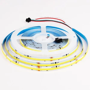 Running Water Flowing LED Strip Light DC24V WS2811 IC Horse Race Flexible Ribbon Lamp + Panel Controller 360leds/m 5m Full Set
