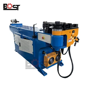 BOST Factory 38mm Hydraulic Bender Stainless Steel Square Steel Copper Aluminum Alloy CNC Tube Pipe Bending Machine