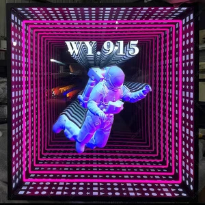 Wholesale Led 3d Mirror Infinity Neon Wall Tunnel Infinity Mirror Led Infinity Mirror