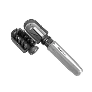 S2 Steel 12 In 1 Ratchet Screwdriver Set Magnetic Telescopic Professional Multi-bit Tool Kit For Home Repair Auto Electronics