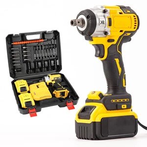 High Torque Cordless Impact Wrench Air Gun Special Electric Lithium 18V Brushless Motor Industrial for Auto Repair Mechanic