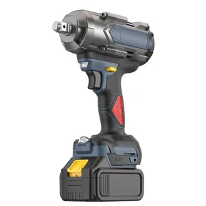 Brushless Hydraulic Impact Wrench Industrial Grade High Torque Battery-Powered 220V 2000mAh 3000 Impact 600Nm Max Torque Tool