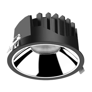 50W Dimmable Commercial LED Recessed Downlight Waterproof 200mm Cutsize Aluminum Triac/0-10v Optional Hotels Offices 3000K