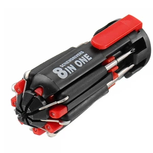 8 in 1 Multifunction Screwdriver Set with LED Portable Torch