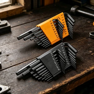 Industrial Grade Chrome Vanadium Steel Hex Key Wrench Set Hard Hand Tool Kits for Auto Machinery Repair