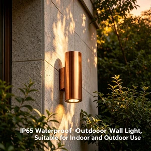 Outdoor Waterproof Garden Villa Courtyard Fence Wall Light Corridor Wall Pillar Spotlight LED up and Down Wall Washer Light