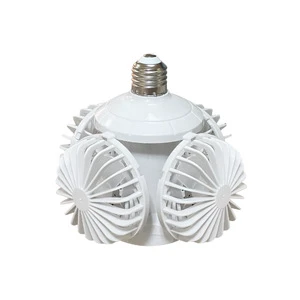 New Model Ceiling Fan Light E27 Screw Base Remote Control Folding Multi-Speed Wind Adjustment LED