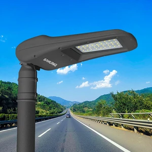 SAHUNG High Lumen Outdoor City Lighting Waterproof 50W 100W 150W 200W Integrated Led Street Lamp With Pole Shoebox Road Lamp