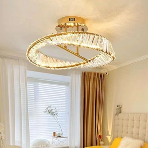 Luxury Ceiling Lights for the Bedroom LED Chandelier for Living Room Hanging Lamps for Ceiling Crystal Chandelier Lighting