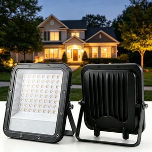 RONSE IP65 Waterproof 30W-200W 220V Led SMD Chips Wall Mount CRI80 3-Year Warranty Garden LED Flood Light