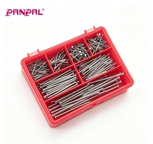 Wholesale 215PC Self Tapping Screw Assortment Stainless Steel Screws Red Box Wood Fixing Hardware Tools