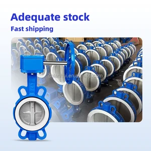 D71X Worm Gear Operated Butterfly Valve PN16 DN50-DN1200 Ductile Iron Flanged Butterfly Valve ISO