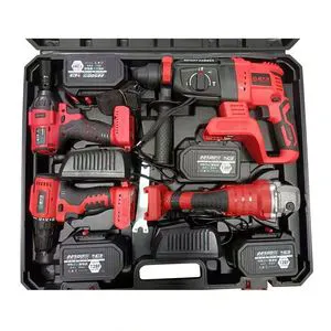 Wholesale Household Tools Kit Battery Power Tools Set 18V Cordless Impact Drill Electric Power Tools
