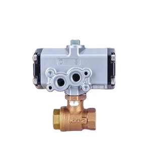 KITZ Manual Small Ball Valve High Quality Durable Bronze Water OEM Three-Piece Welding Connection 1/2 Port Size 2-Year Warranty