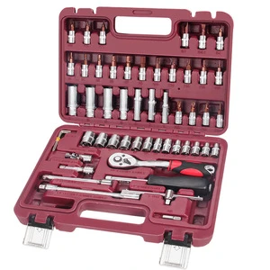 Professional Hand Mechanic Socket Wrench Tool Set 53 in 1 Other Repair Tool for Cars