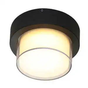 Modern Design Outdoor Ceiling Lighting Waterproof LED Lamp Circular Wall Mounted for Garden Gate IP65 Rated Wholesale