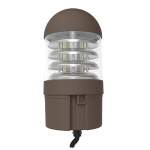 Factory Custom Outdoor Decorative Pathway LED Bollard Light Lawn Lamps For Outdoor Lighting Bollard With 3Power Adjustable