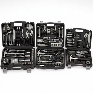 173 Piece Full Home Repair Tool Kit With Screwdriver Bits Wrench And Plier Set Hammer Set Hard Case Tool Kit For Garage Workshop