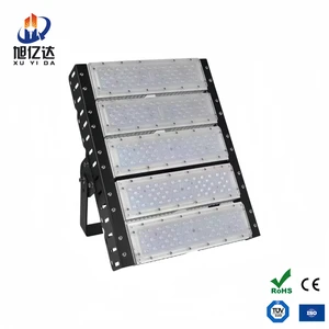 High Power Modular LED Flood Light 200W 400W 600W 800W 1000W IP66 High Lumen Chip 3-Year Warranty CRI 80 Stadium Tunnel Lighting